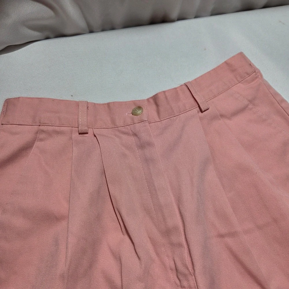 Vintage‎ Jaclyn Smith Sport Pink High Waisted Pleated Shorts Made in USA Size 6